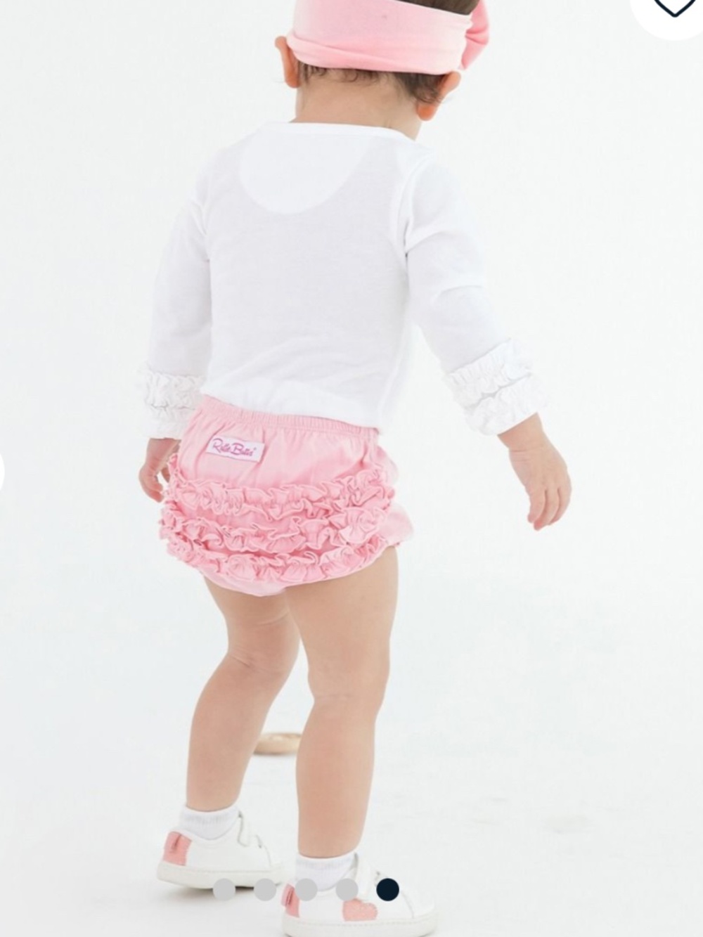 Pink Ruffle Bloomers Shorts - Picture 3 of 3